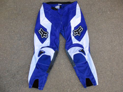 Fox racing 180 motocross pants mens 38 04053 blue white dirt bike motorcycle