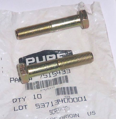 Polaris pure oem nos snowmobile bolt pack of 2 7515433 7515491