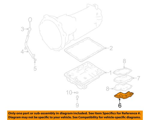 Suzuki oem 92-98 sidekick automatic transaxle-filter 2658257b00