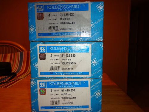 Vw 1.9 diesel aaz new pistons set of (4)  kolbenschmidt (ks) hard to find!