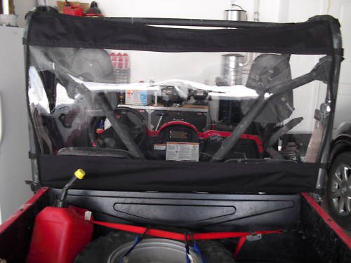 Yamaha rhino rear window/dust barrier