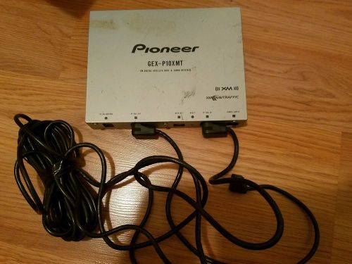 Pioneer gex-p10xmt gexp10xmt sirius xm satellite radio navtraffic avic