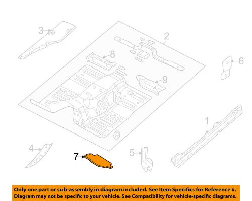 Jeep chrysler oem 99-04 grand cherokee floor rails-splash shield 55135781