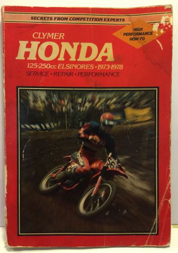 Honda 125-250cc elsinores 1973-1978 service repair performance book