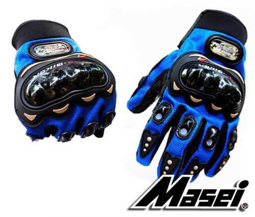 Blue masei &amp; probiker helmet glove 117 motorcycle yamaha poster gloves e375