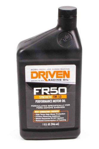 Driven racing oil fr50 5w50 motor oil 1 qt p/n 04106