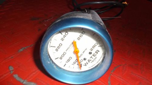 Sprint car race car auto meter pro comp gid water temp gauge