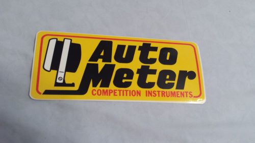 Auto meter pair hot rod nascar nhra sticker/decal classic car