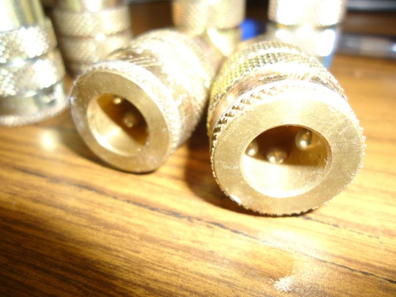 LOT OF 7 Charlotte Series F Air hose fittings Couplers M-style(?) Brass USA, US $15.00, image 2