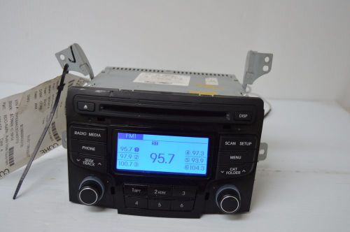 12 13 14 15 hyundai sonata am/fm radio cd mp3 player 96180-3q600 tested s44#009