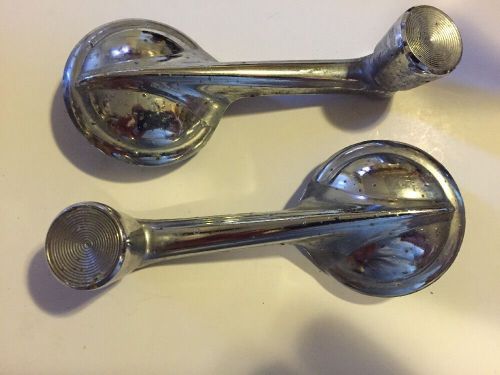 Vintage car window cranks lot of 2 no 4151895 gm