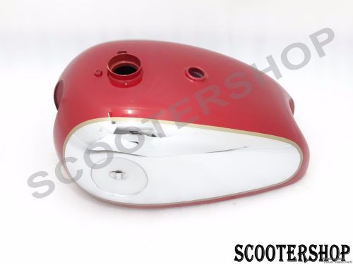 Brand new bsa gold star candy red painted chrome petrol tank