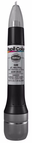 Dupli-color paint amg0530 gm light tarnished silver 67 wa994l scratch fix repair