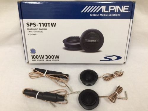 Alpine sps-110tw 1&#034; component tweeter/ 1-inch car tweeters type-s alpine sps-110