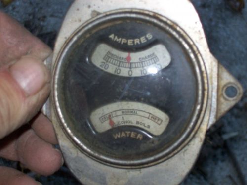 Hot rod rat water amp gauge
