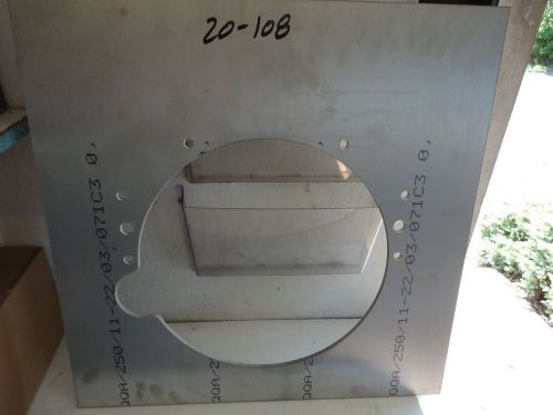 1/4&#034; aluminum middle plate, fit&#039;s sb/big block engines &amp; trans mounting