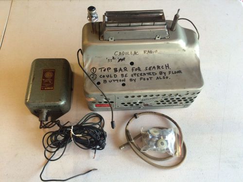 1955 cadillac wonder bar radio original 7265825 with foot switch control box