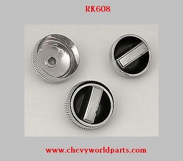 1968 chevy ii nova corvette radio knob set 4 piece