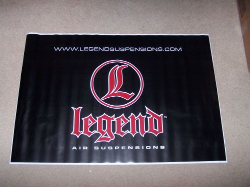 3 ft by 2 ft- legends air suspensions - banner   - street outlaws
