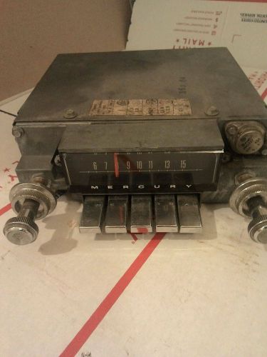 64-66 vintage mercury park lane am radio tbm 065685