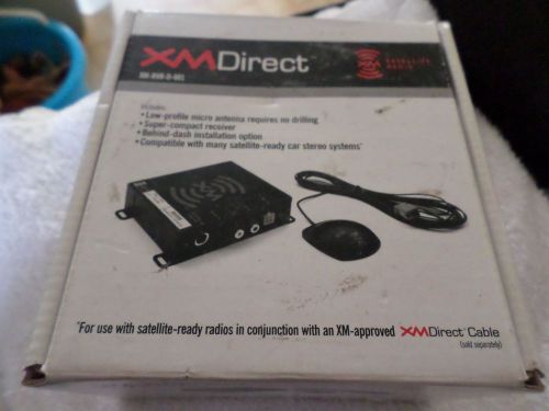 Xm direct xm-rvr-d-001 satellite tuner with antenna and connecting cables