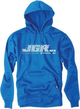 Factory effex joe gibbs mens pullover hoodie blue/white md
