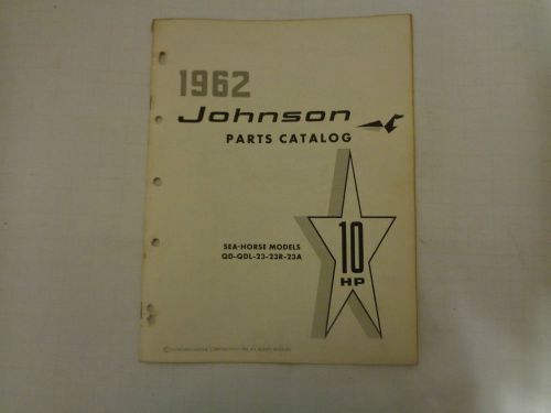 1962 johnson parts catalog  10 hp motors @@@check this out@@@