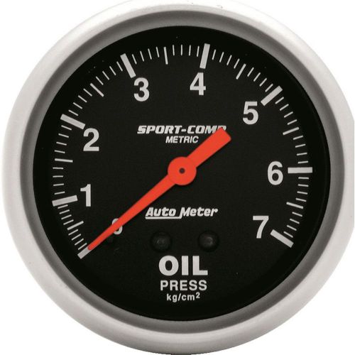 Autometer fuel pressure gauge gas new 3421-j