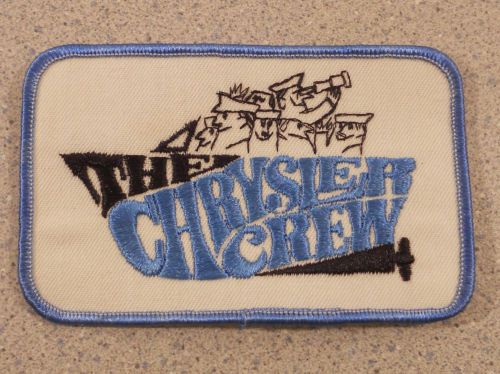 Vintage patch the chrysler crew