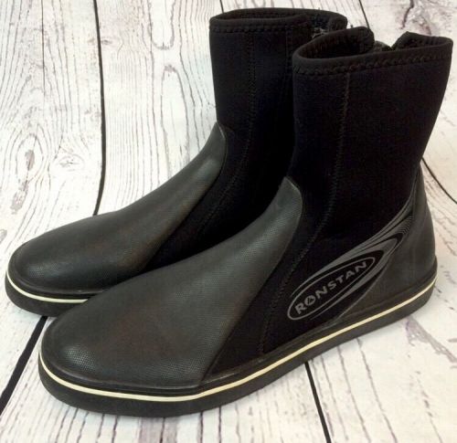 Ronstan men's black high sailing water boots sz xx-large 2xl b64