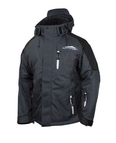 Katahdin gear men's apex jacket gray large