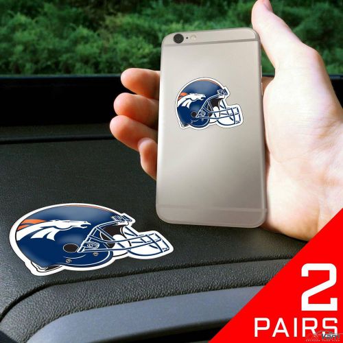 Fanmats - 2 pairs of nfl denver broncos dashboard phone grips 13128