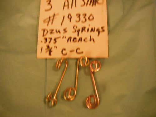 3 all star dzus springs .375 reach  1 3/8&#034; center to center # 19330