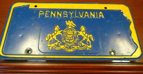 Pennsylvania state issued governor tag-rare