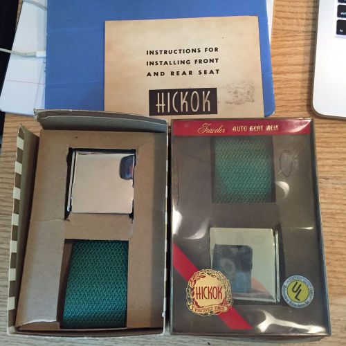 2 vintage hickok 1960 seat belts