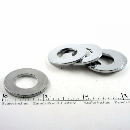 9/16" chrome flat washer qty:10