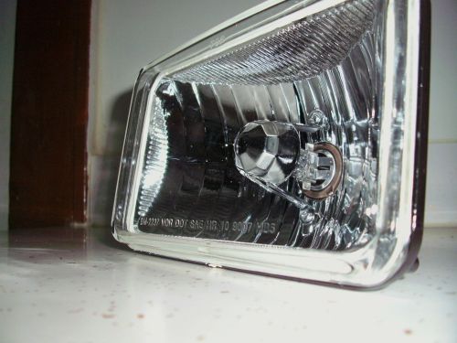 Headlight lens 6x4 incl. 9007 halogen bulb replaces h4651 h4656 fits most trucks
