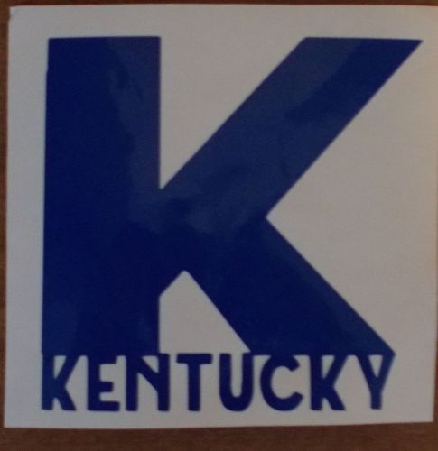 Kentucky vinyl sticker - 4 inches x 4 inches