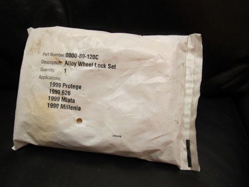 Mazda oem genuine alloy wheel lock set protege 626 miata millenia