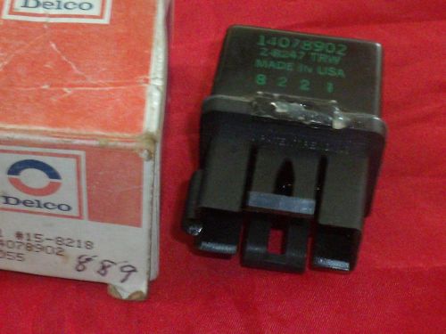 Nos 1983-1987 chevrolet camaro corvette pontiac firebird trans am fan relay 86