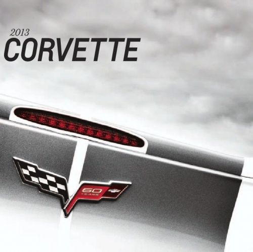 Corvette 2013 - book brochure - chevrolet: z16 grand sport + ls3 z51 convertible