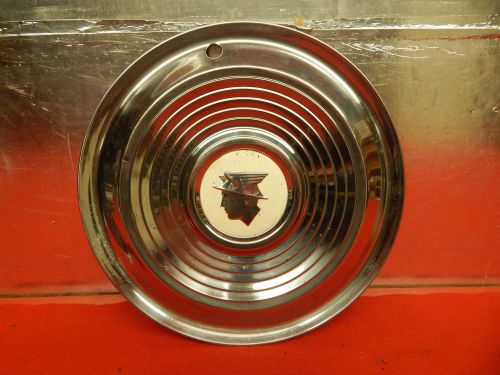 Used 56 ford mercury mercury head 15&#034; wheelcover white paint