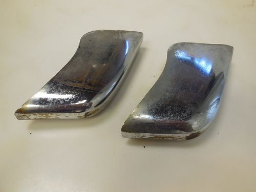 1963 1964 1965 buick riviera chrome front bumper guards left and right 63 64 65