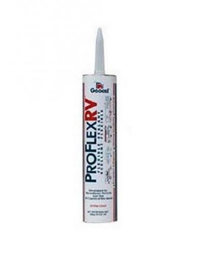Rv trailer proflex flexible sealant white 10 oz. geocel 28127