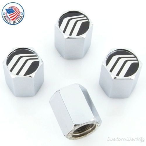 Purchase Mercury Logo Chrome Tire Stem Valve Caps New! in Naperville