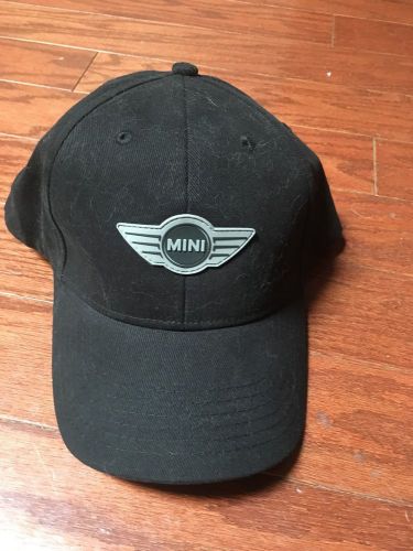 New mini cooper logo black cap one size