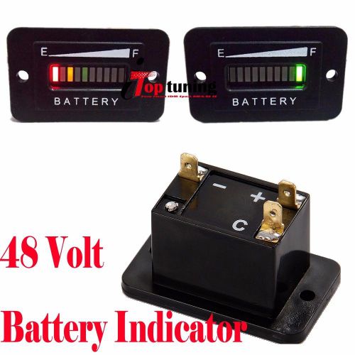 48v volt battery indicator meter gauge for ezgo club car yamaha golf cart moto
