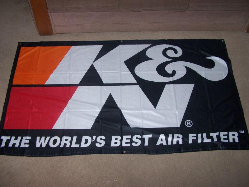 6 ft by 3  ft - k. & n  filters -   banner