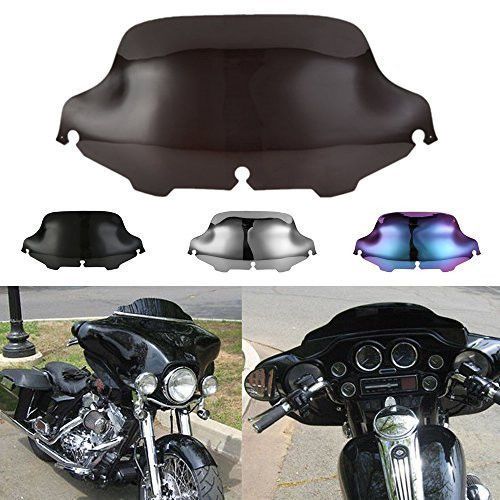 8" smoke windshield windscreen for 1996-2013 harley flht flhtc flhx touring x1