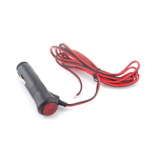 1x car mini 12v cigarette lighter socket led switch with fuse for civic crv cx-5